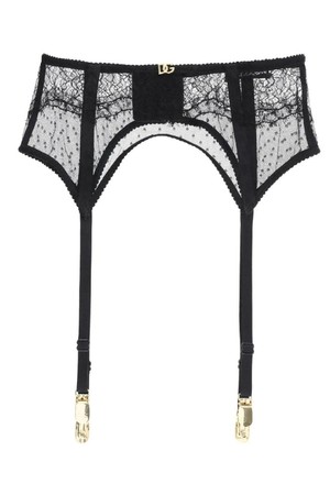 돌체앤가바나 여성 속옷 lace garter belt with logo NB02