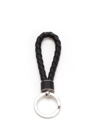 보테가 베네타 남성 키링 Black  Intreccio  keychain N19