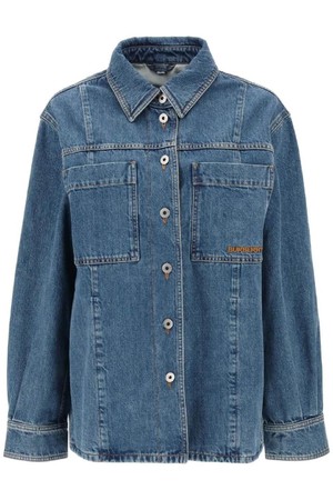 버버리 여성 데님 자켓 bensen denim overshirt NB02