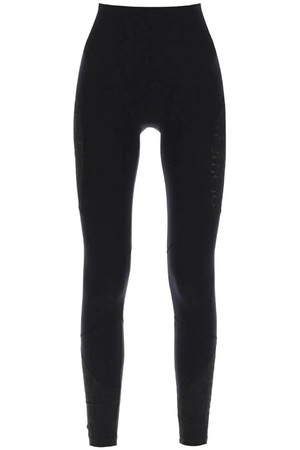 베르사체 여성 레깅스 sports leggings with lettering NB02