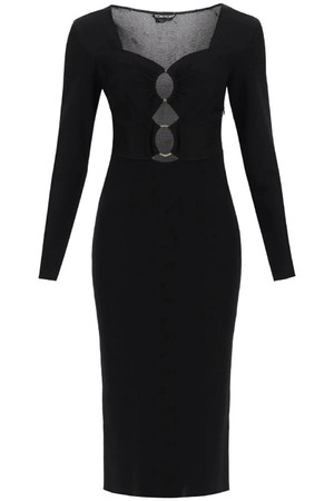 톰포드 여성 원피스 knitted midi dress with cut outs NB02