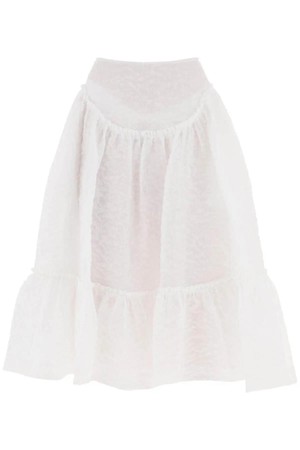 시몬 로샤 여성 스커트 cloque yoke skirt NB02