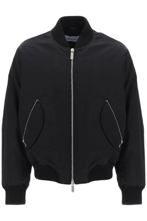 오프화이트 남성 봄버 자켓 nylon canvas bomber jacket NB02