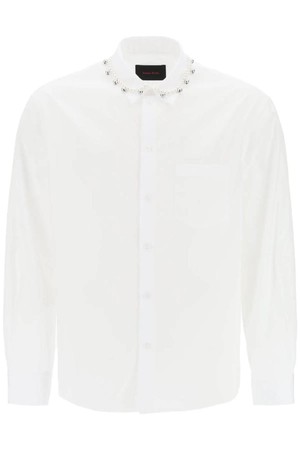 시몬 로샤 남성 셔츠  shirt with pearls and bells NB02