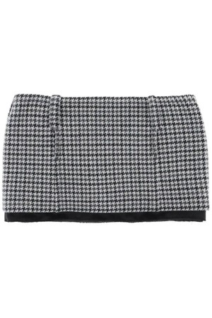 미우미우 여성 스커트 houndstooth micro skirt NB02