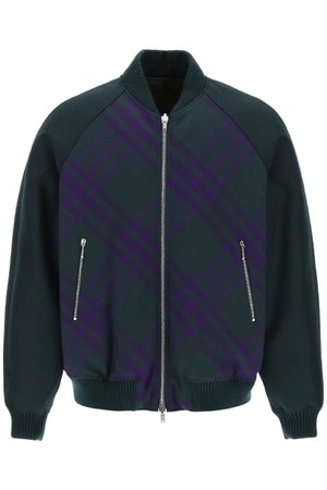 버버리 남성 봄버 자켓 check reversible bomber jacket NB02