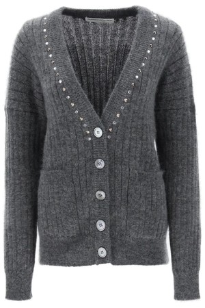 알렉산드라리치 여성 가디건 cardigan with studs and crystals NB02