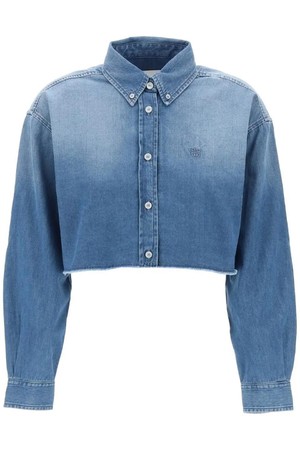 지방시 여성 셔츠 블라우스 denim cropped shirt for women NB02