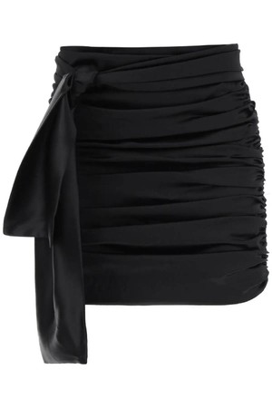 돌체앤가바나 여성 스커트 ruched satin mini skirt NB02