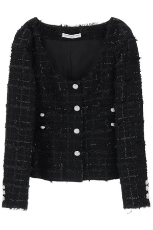 알렉산드라리치 여성 자켓 tweed jacket with sequins embell NB02