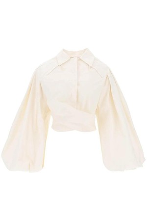 쟈크뮈스 여성 셔츠 블라우스 le haute bahia boule balloon sleeve shirt NB02