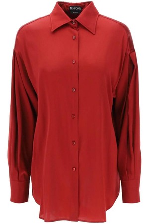 톰포드 여성 셔츠 블라우스 stretch silk satin shirt NB02