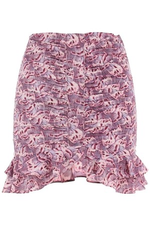 이자벨마랑 여성 스커트 milendi gathered mini skirt with ruuffles NB02