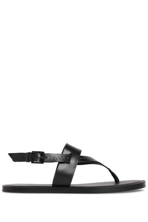 막스마라 여성 샌들 10mm Leather thong thong sandals NB01