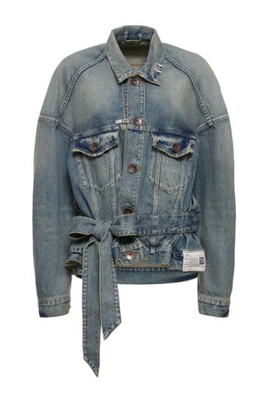 미하라 야스히로 여성 데님 자켓 Cachecoeur denim jacket NB01