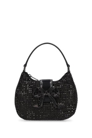 셀프포트레이트 여성 탑핸들백 Crescent Diamante Bow shoulder bag NB01