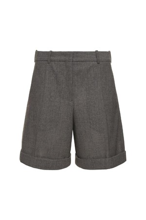 질샌더 여성 숏팬츠 Wool canvas shorts NB01