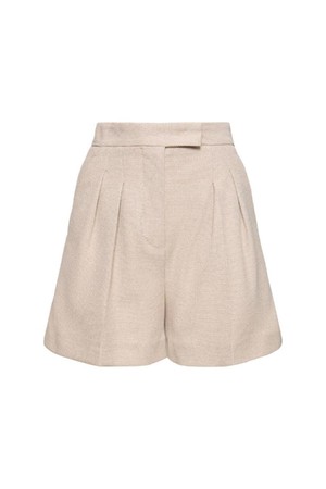 막스마라 여성 숏팬츠 Jessica pleated cotton jersey shorts NB01