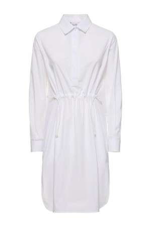 막스마라 여성 원피스 Cotton poplin drawstring shirt dress NB01