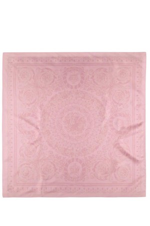 베르사체 여성 스카프 Printed silk twill scarf NB01