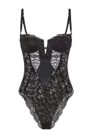 베르사체 여성 속옷 Lace bodysuit NB01