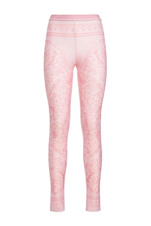 베르사체 여성 레깅스 Barocco print Lycra leggings NB01