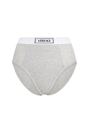 베르사체 여성 속옷 Ribbed cotton high rise briefs NB01