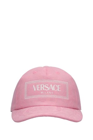 베르사체 여성 모자 Logo jacquard baseball cap NB01