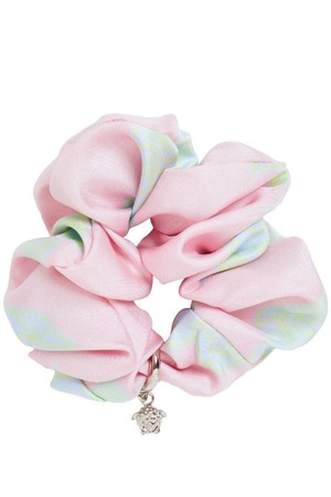 베르사체 여성 헤어밴드 Medusa charm silk scrunchie NB01