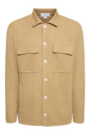 라르디니 남성 자켓 Linen   cotton knit overshirt NB01