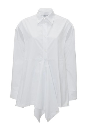 JW앤더슨 여성 셔츠 Cotton poplin peplum drape shirt NB01