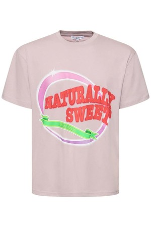 JW앤더슨 남성 티셔츠 Naturally Sweet cotton jersey t shirt NB01