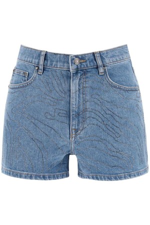 로테이트 여성 숏팬츠 denim shorts with rhinestone NB02