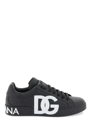 돌체앤가바나 남성 스니커즈 leather portofino sneakers with dg logo NB02