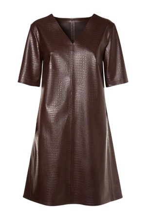 막스마라 여성 원피스 Eliot embossed faux leather mini dress NB01