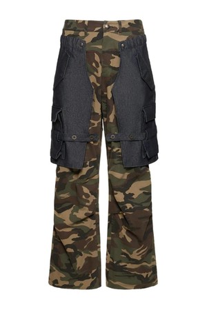 앤더슨벨 남성 카고 팬츠 Raptor layered cotton cargo pants NB01