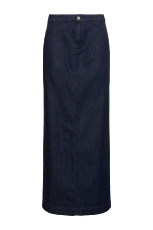 띠어리 여성 스커트 Cotton denim maxi skirt NB01