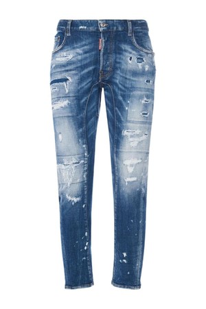 디스퀘어드2 남성 청바지 Tidy Biker stretch cotton denim jeans NB01