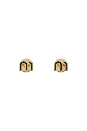 미우미우 여성 귀걸이 enameled metal earrings NB02