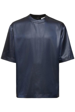 나누시카 남성 티셔츠 Boxy tech satin t shirt NB01