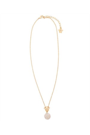 베르사체 여성 목걸이 Versace 1009253 1A00621 MEDUSA CRYSTAL BALL Necklace   Gold NB24