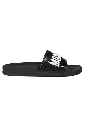 모스키노 남성 슬리퍼 Moschino MB28022G1IG1 Slides   Black NB24