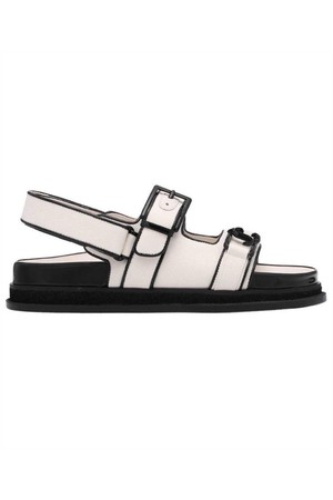 지미추 여성 샌들 Jimmy Choo ELYN FLAT LWJ Sandals   White NB24