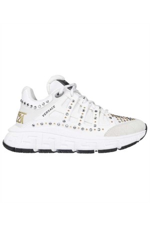 베르사체 여성 스니커즈 Versace 1004182 1A06295 TRIGRECA CHUNKY Sneakers   White NB24