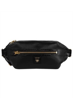 톰포드 여성 벨트백 Tom Ford L1531T LCL226 SHINY STAMPED CROC CROSSBODY Belt bag   Black NB24