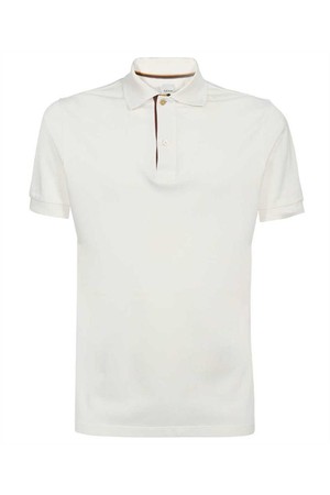 폴스미스 남성 폴로티 Paul Smith M1R 698PP D00086 SLIM FIT ARTIST STRIPE PLACKET Polo   White NB24