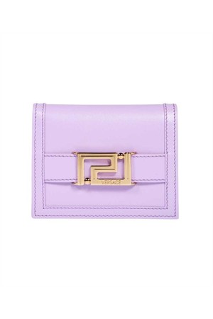 베르사체 여성 지갑 Versace 1008832 1A05134 GRECA GODDESS BIFOLD Wallet   Purple NB24