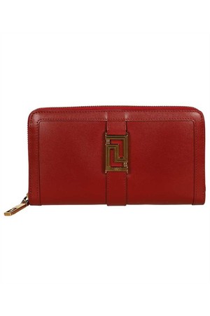 베르사체 여성 지갑 Versace 1007135 1A05134 GRECA GODDESS Wallet   Red NB24