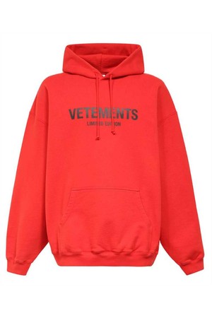 베트멍 남성 맨투맨 후드 Vetements UE64HD600R LIMITED EDITION LOGO Hoodie   Red NB24