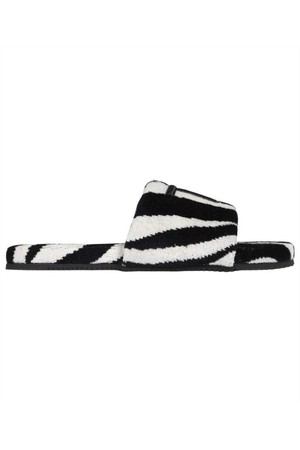 톰포드 여성 슬리퍼 Tom Ford W3162 TJA001N ZEBRA TOWELLING HARRISON Slides   White NB24